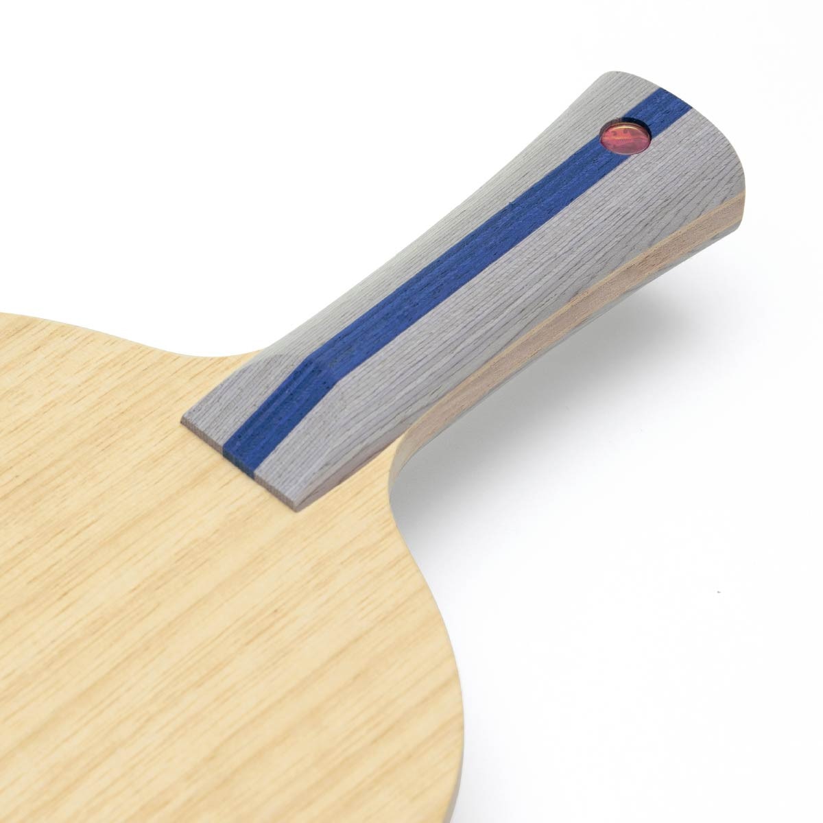 Maze Advance Blade: Close-up of Flared Handle Upside Down